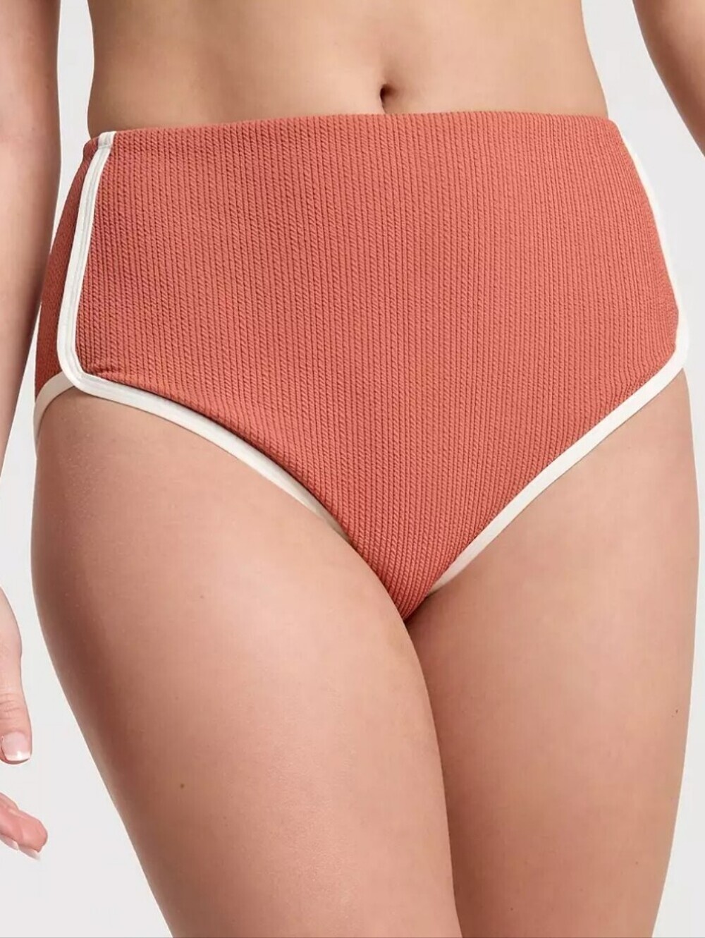 CALIA Carrie Underwood NEW Terracotta Tipped High Rise Swim Bottoms SZ XXL Beach